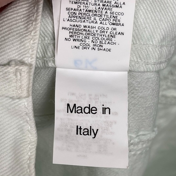 Philosophy Di Lorenzo Serafini Womens 4 Light Mint Green Denim Jean Mid Rise Y2K - Picture 13 of 16